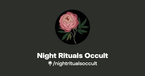 Night rituals occult